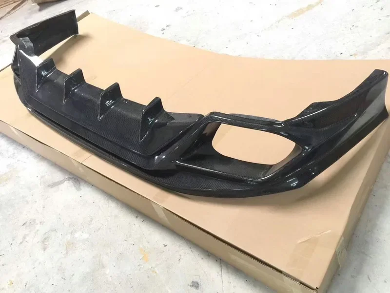 TR Style Carbon Fiber Rear Lip Glossy Finish Bumper Splitter Fibre Diffuser Part For Lexus 2015.10~ RX 300/200t/450h/350 AL20