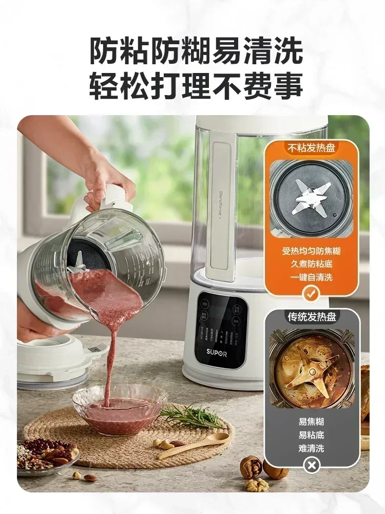 Wall Breaker Soymilk Machine - Small Silent, Multifunctional, Juice, Rice Paste & Rice Cooker, Blender. Free Shipping. view 4