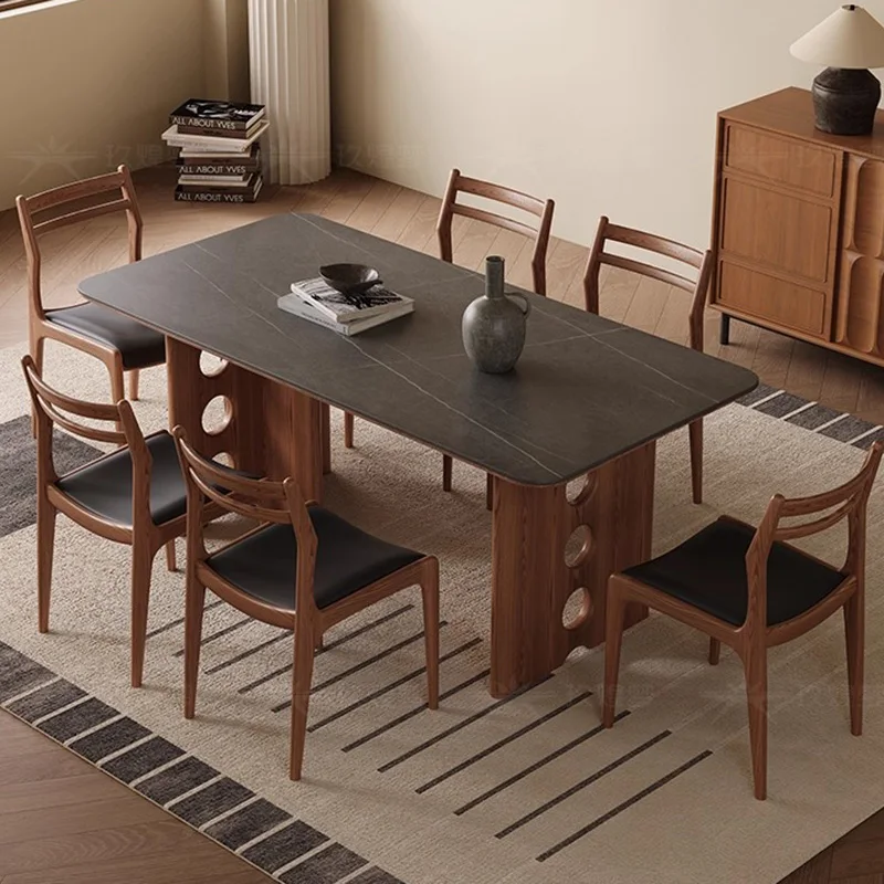 

Mobile Kitchen Dining Table Study Restaurant Modern Luxury Gaming Writing Dining Table Designer Mesas De Comedor Home Furniture