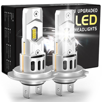 SEALIGHT 2PCS X3S H7 LED Car Headlight 6000LM Car Front Light Hi Low Beam 6500K LED Headlight Lamp Bulbs