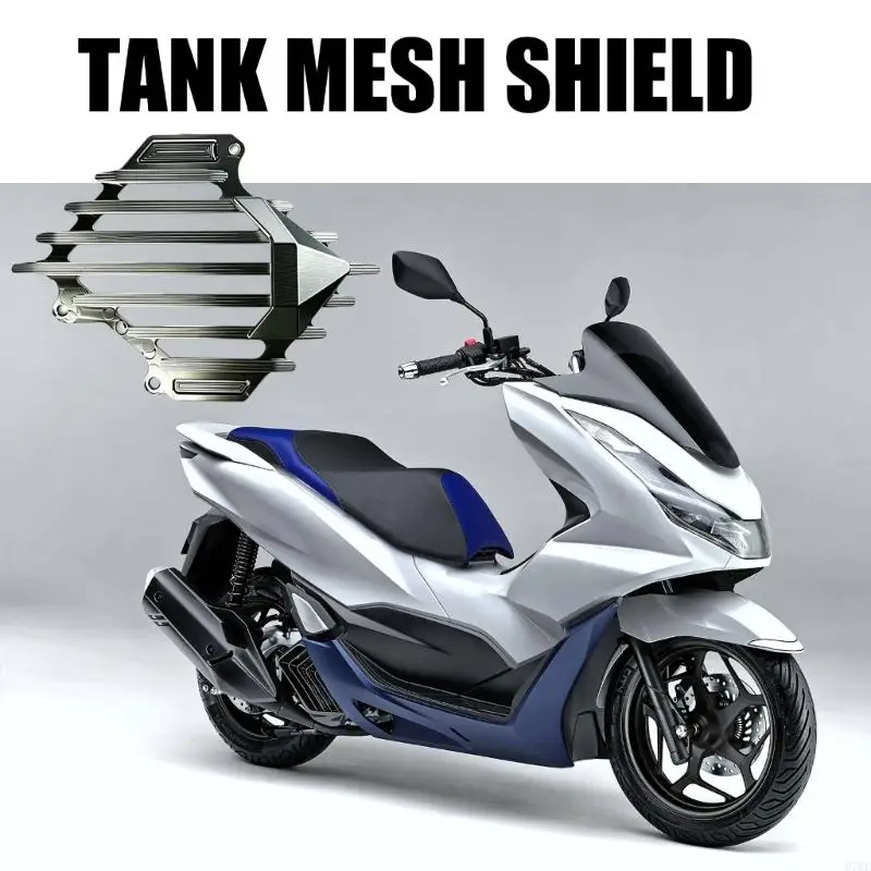 M76E Aluminium-Kühlerschutzgitterabdeckung, Motorrad-Wassertank-Kühlerabdeckung – Detail 4