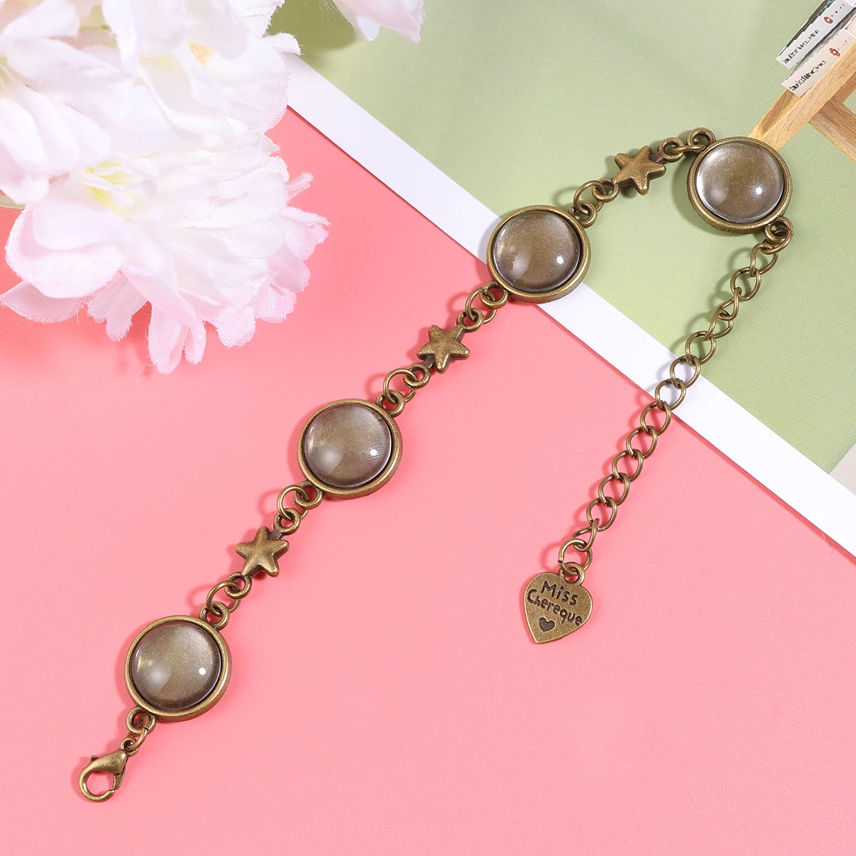 

5pcs Bracelet White Embryo Assorted Alloy Pendant Charms DIY Craft Kit Jewelry Making Tools Creative Accessories for Lovers