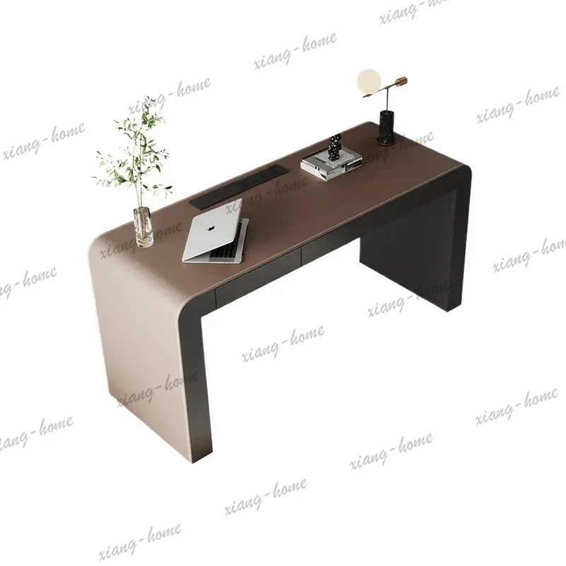 PG Work Organizer Office Desk Decoration Aesthetic Study Standing Computer Desk Drawers Modern Mesa Escrivaninha Furniture Home