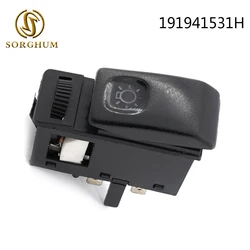 SORGHUM Car Black Headlight Head Light Switch For VW Golf Mk2 Jetta II Mk 83-92 191941531H 191941531A