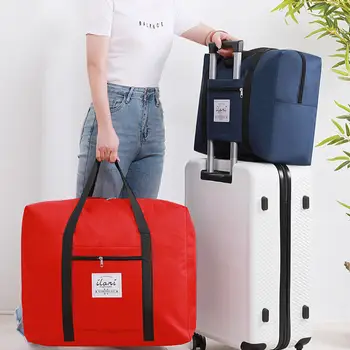 Voděodolný velkokapacitní úložný vak na přikrývku do školky, taška na stěhování, cestovní taška, oxfordská látková taška s kapsou 8 nejlepší prodej velké stěhovací tašky - №5