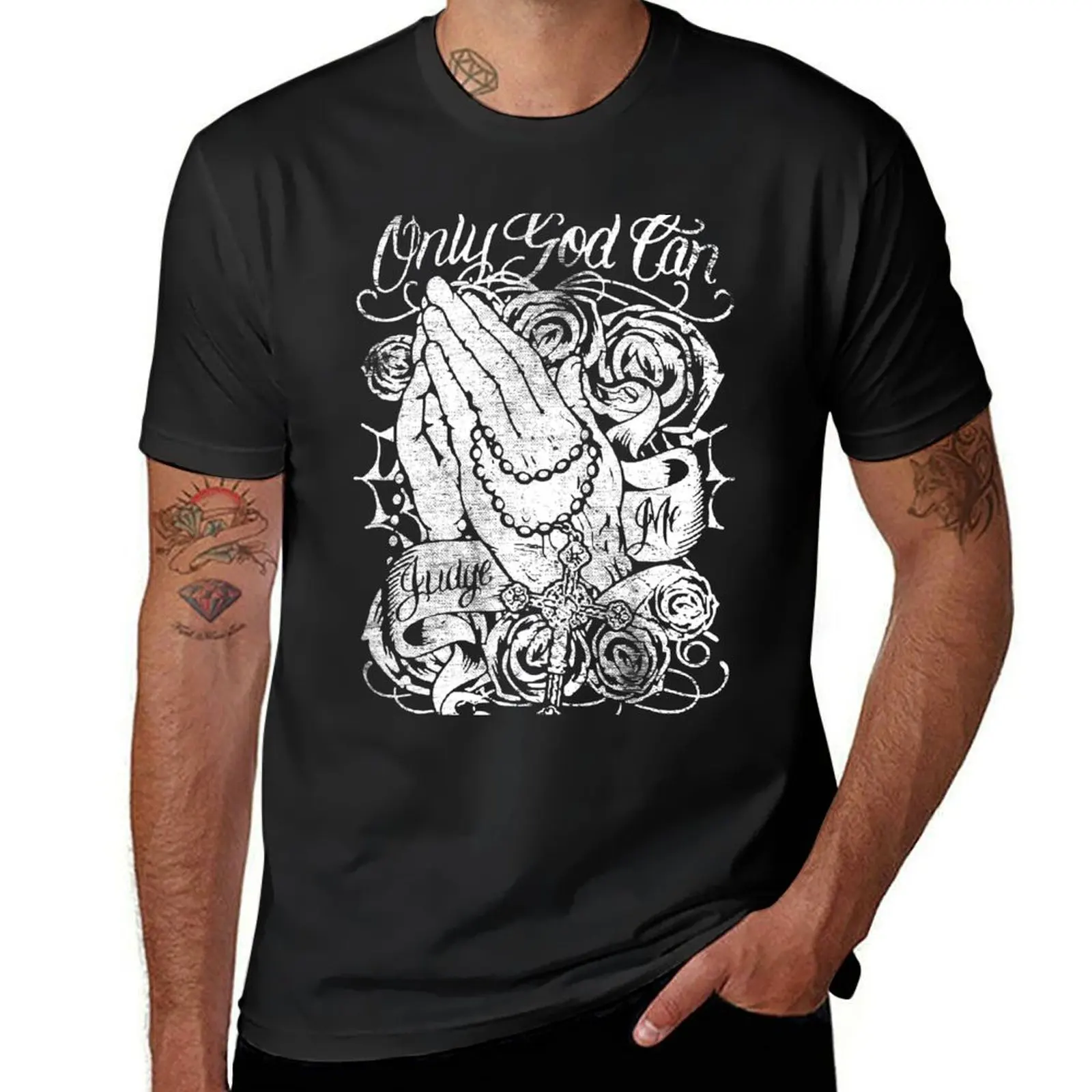 

Tupac Only God Can Judge Me T-Shirt tops sports fans t shirts for men pack