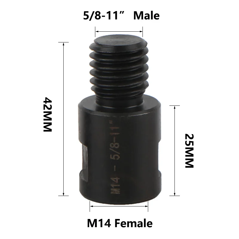アングル グラインダー アダプター M10 M14 5/8-11 インチ スレッド インターフェイス コネクタ コンバーター アダプター アングル グラインダー アクセサリー 延長ツール