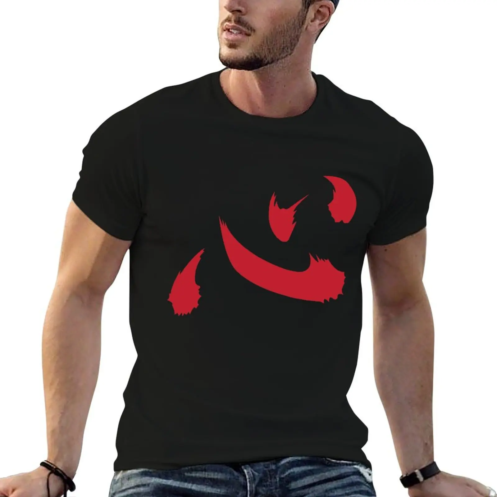 Netero's Resolve - T-shirt Crimson Kokoro T-shirt basique à coupe confortable pour hommes