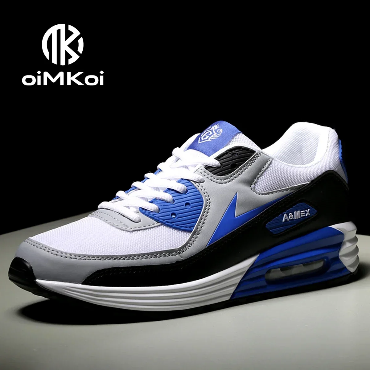 OIMKOI Men's Fashion Sneakers Classical Casual Breathable Air Cushion Running Sports Shoes