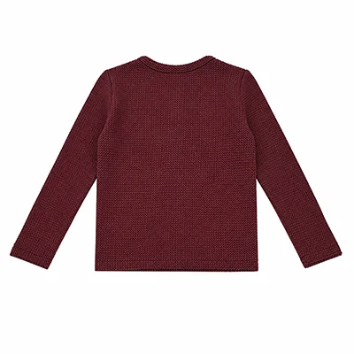 AA AW26 Maison Cherry Collection Kinderbekleidungsset - Jungen-Oberteil, Mädchenkleid, Strickjacke, Baby-Leggings aus Tencel und geripptem Stoff – Detail 21