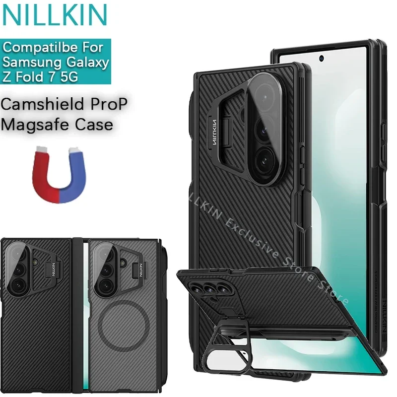 

Nillkin для Samsung Galaxy Z Fold 7 5G CamShield ProP магнитный чехол складной прозрачный чехол для объектива чехол для телефона защитный чехол