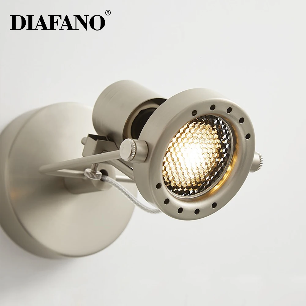 

LED Wall Lamp 5W Replaceable GU10 Blub Modern Style Nordic Wall Light Adjustable Study Angle Wall Sconce for Bedside Living room