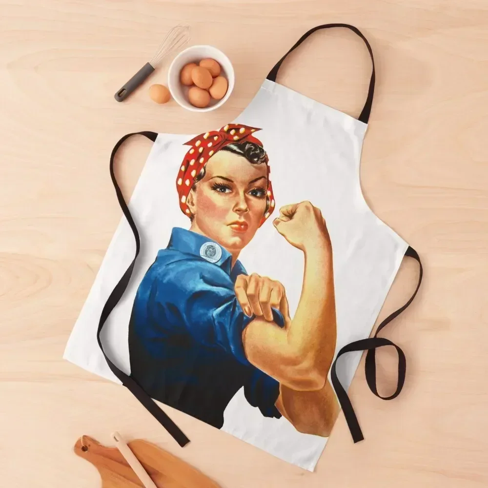 

Classic Rosie the Riveter Apron Woman Kitchen Kitchen Accessories 2022 Kitchens For Men Beauty Apron