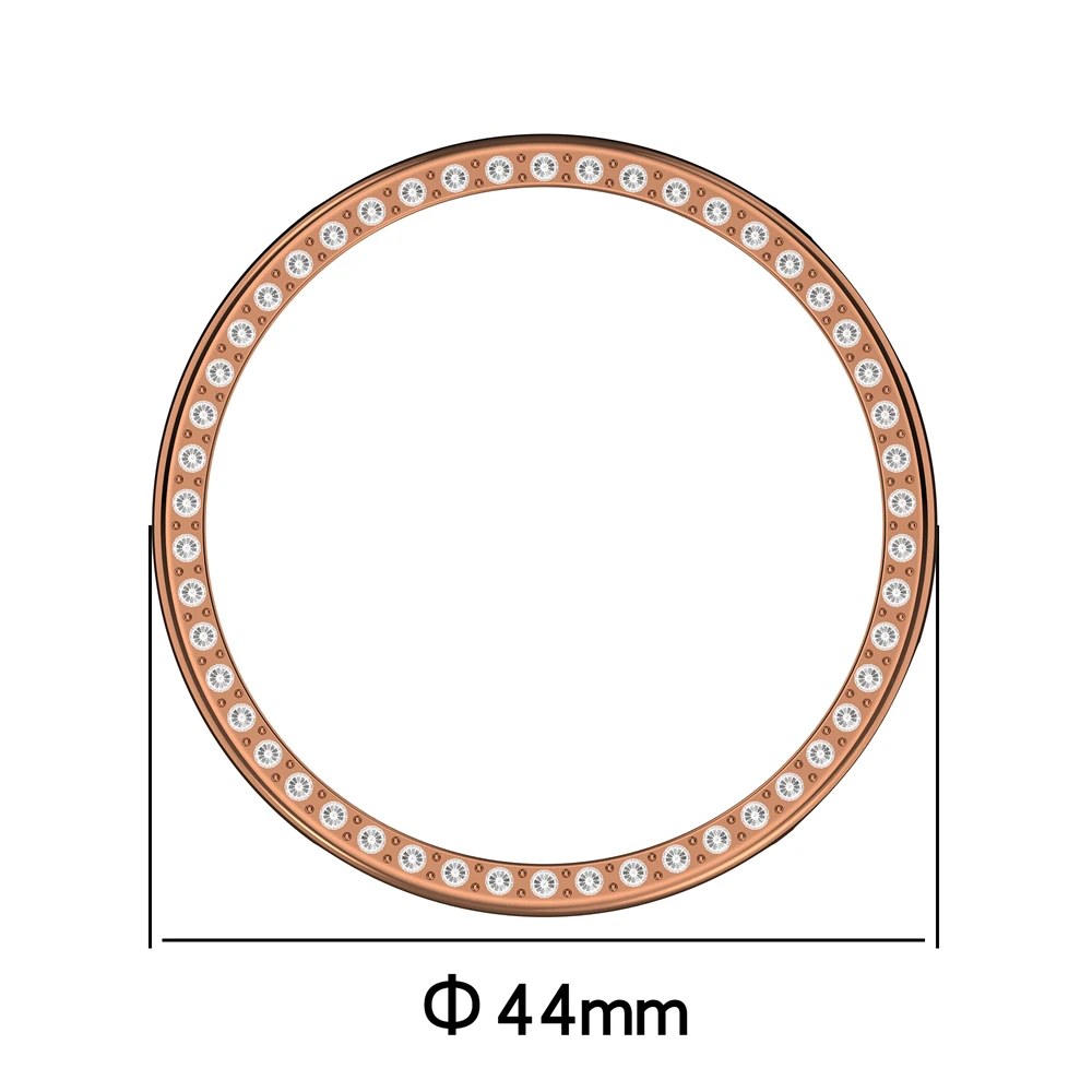 Beschermhoes voor Xiaomi Watch S4 41 mm uitgeholde diamanten beschermhoes met enkele rij