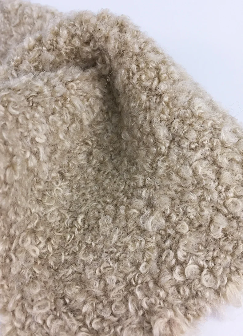 100grams/ball Knitting Yarn for Crochet  Curly Wool Loop Yarn DIY Doll Sweater Scarf Thread 25%Wool 25%Nlyon 50%Polyester