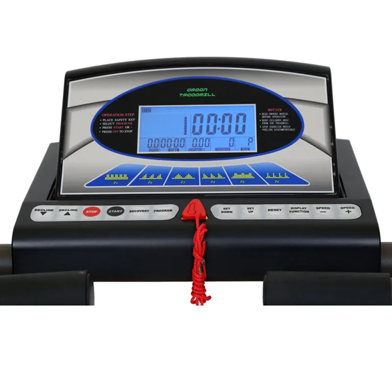 Indoor electric treadmill elderly auxiliary slow walking machine fitness equipment