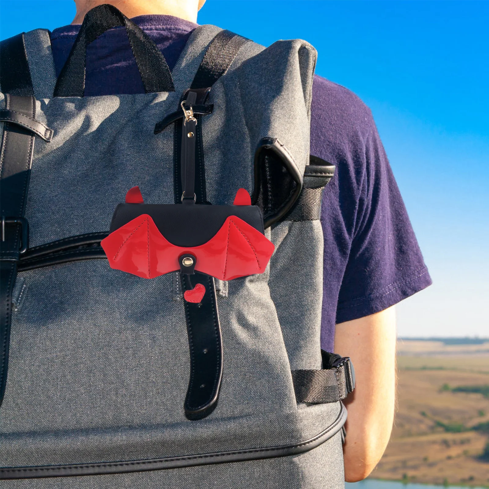 

Glasses Case Hanging Portable Eyeglass Case Protective Pouch Convenient Glasses Storage Eyewear Sleeve