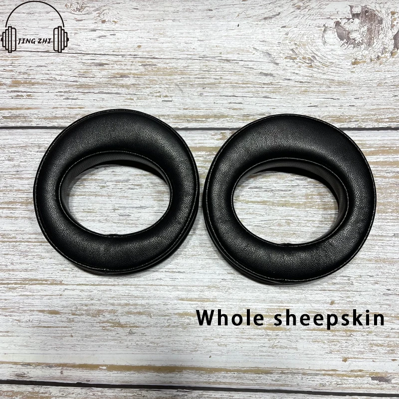 เปลี่ยน Sheepskin Ear Pads เบาะสำหรับ AKG K812หูฟังนุ่มหนังแผ่นรองหูฟังโฟมหน่วยความจำ Bevel Earmuffs