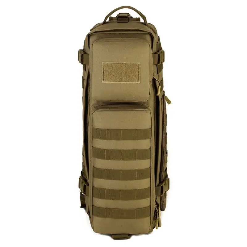 Tactical MOLLE Assault Go Bag, Shoulder Sling, Military Gym, Hiking Camper Backpack