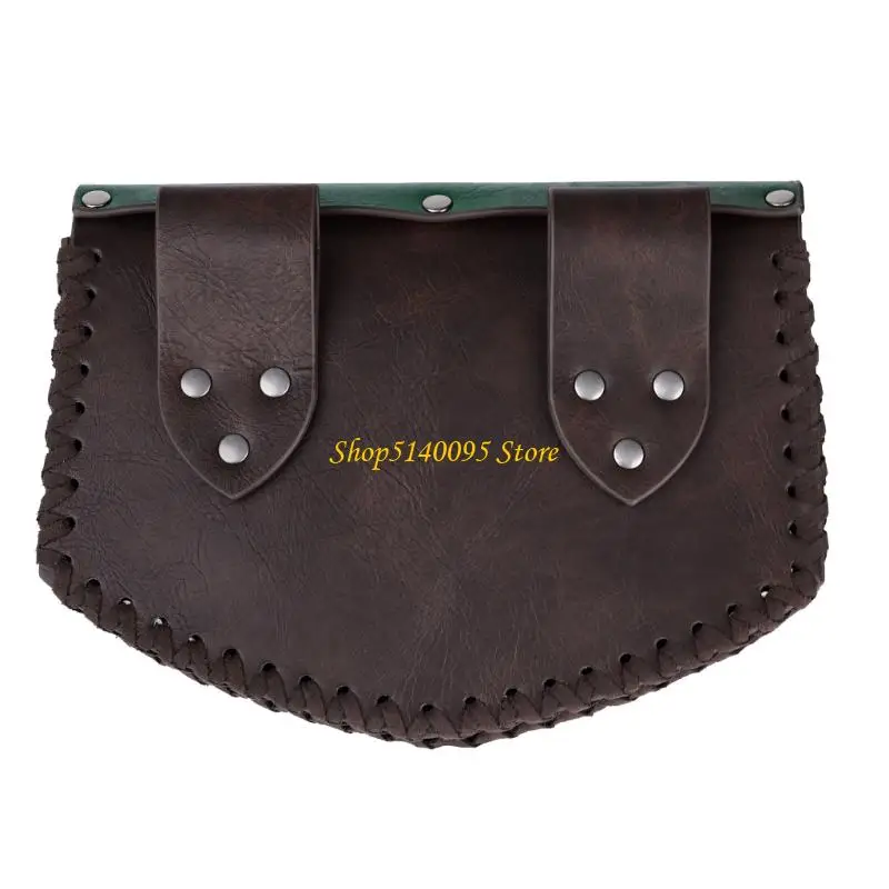 DXAE Prático PU Couro Estilo Gótico Bolsa Organizador para Moedas Cartão e Essencial Leve Portátil para Uso Diário