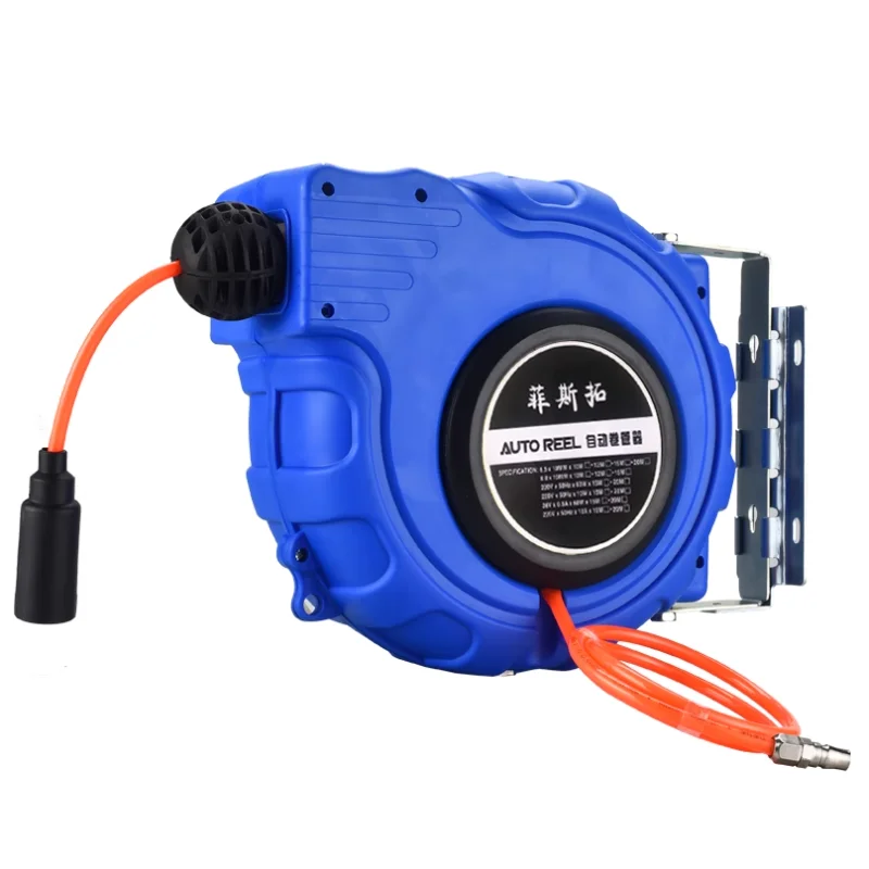 

10M 20M Wall-Mounted Automatic Retractable Air Hose Reel Air Tools for Car Wash Car Repair Workshop Garage Garden Watering