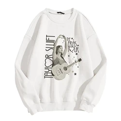 Cotton Hoodie Taylor Family Long Sleeve Crew Neck Casual Tour Hoodie Alt Super Sports Family Parent-Child Wear