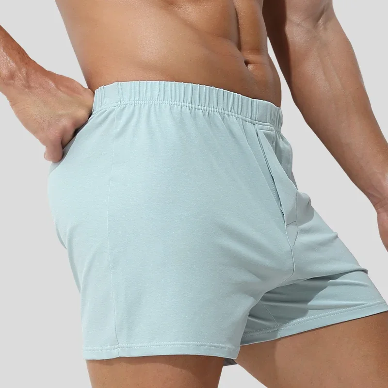 3pcof Herrenunterwäsche, viereckige Baumwollhose, atmungsaktive Shorts, Boxerhose, bequeme und lockere Pyjamahose für zu Hause, Arro pa