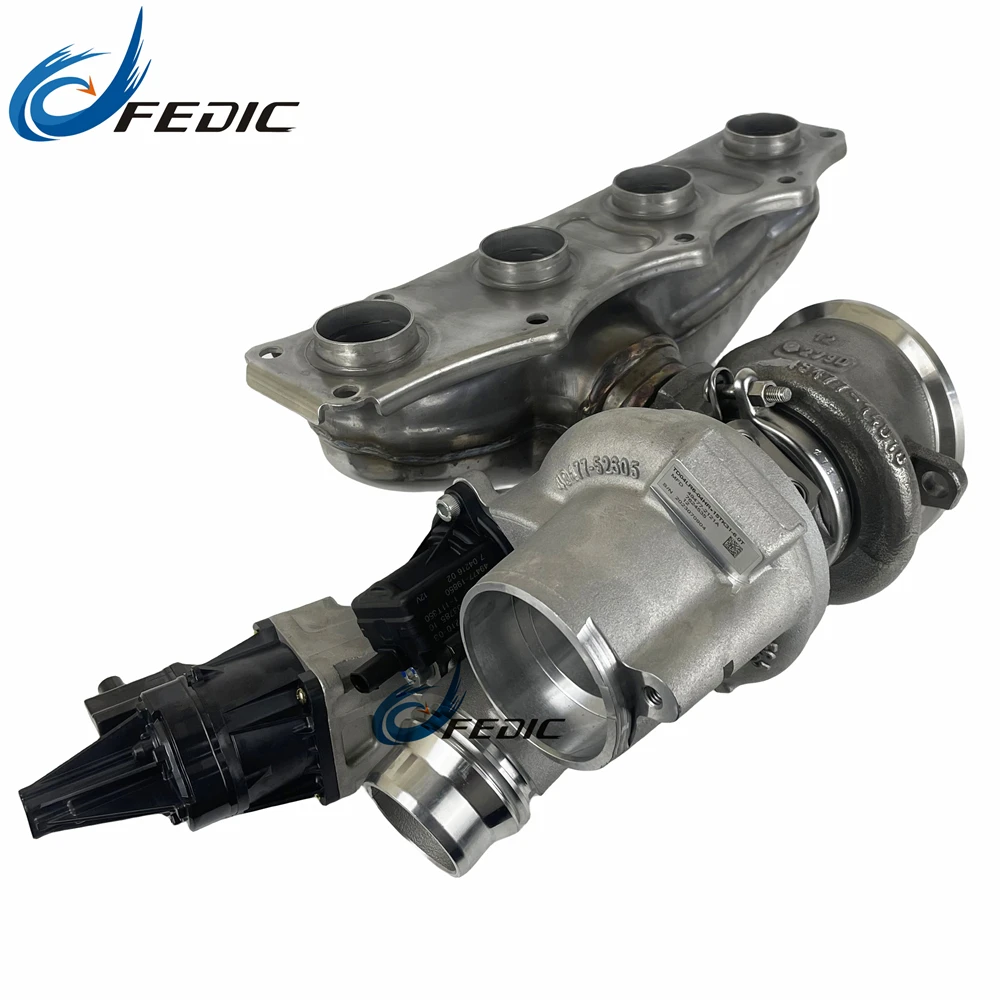 غلاف فولاذي توربو مع المحرك الإلكتروني49477-02006 لـ X1 X3 Z4 125 320 328 520 528 2.0 181HP 242HP N20 N26 N26B N20B20A #6