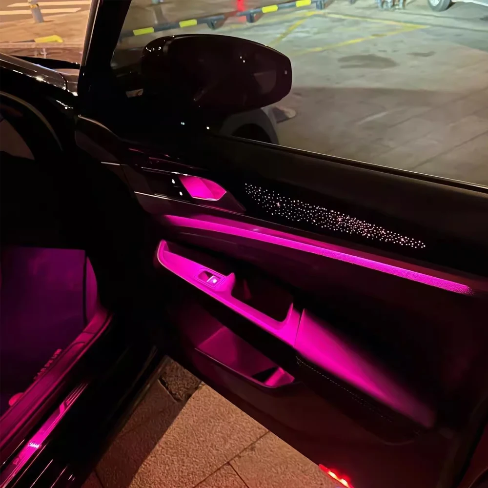 For VW Passat B8 Ambient Lighting Original 1:1 Mold Dashboard Door Panel Decoration 64 Color Dynamic Atmosphere Lamp APP Control