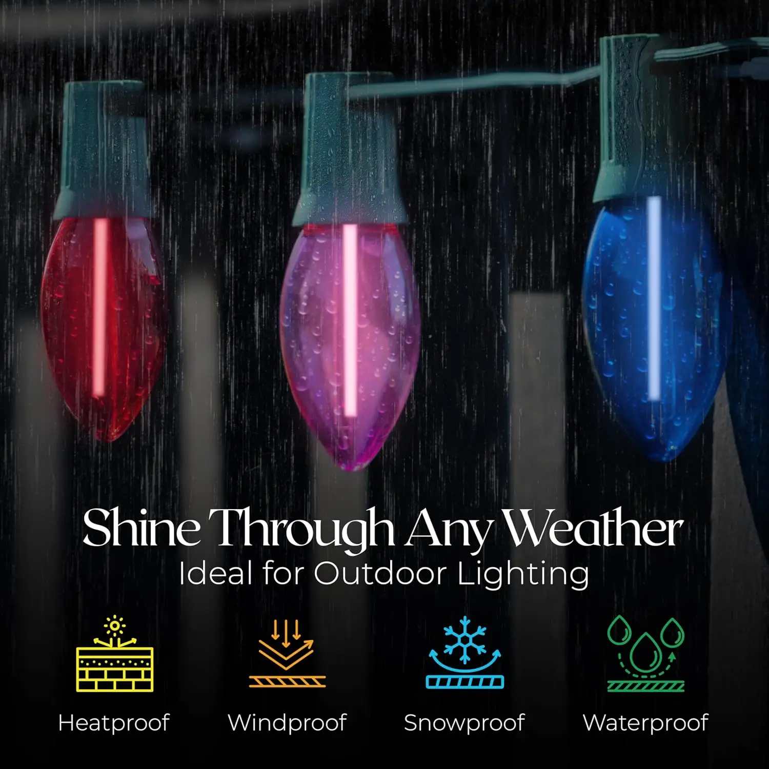 C7 Christmas Lights 1000 Ft Spool, SPT-1 Wire, Indoor/Outdoor String Lights