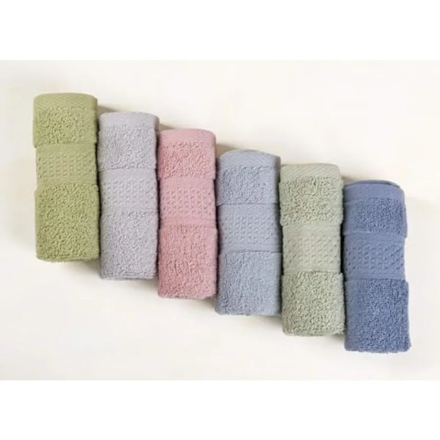 

Набор из 6 хлопковых салфеток для лица, 13x13 дюймов: светло-голубой, нефритово-зеленый, светло-зеленый, серый, светло-серый, розовый