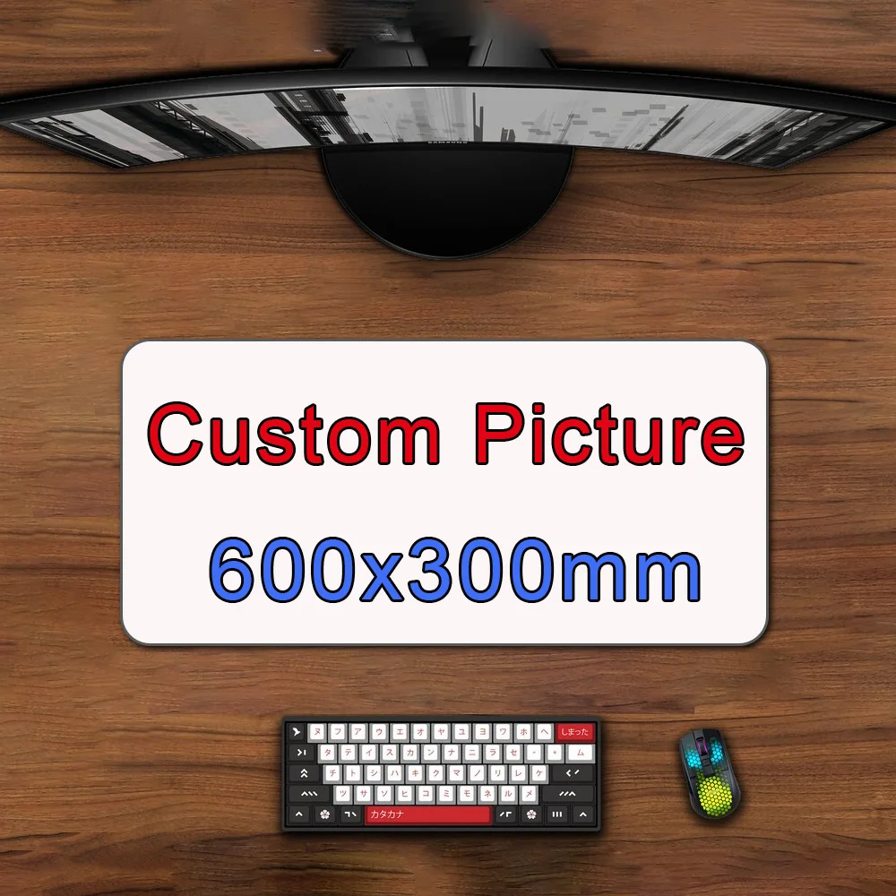 Custom Mouse Pad 600x300mm 2mm 3mm 4mm 5mm Sublimation Blanks 60x30cm Mousepad Sexy Table Mat Uncensored Hentai Adult Playmat