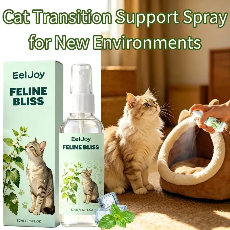 Catnip Spray for Cats Dogs Soothe Mood Help Pets Adapt to New Space Long Lasting Scent Fun Interactive Spray for Pet Daily Play