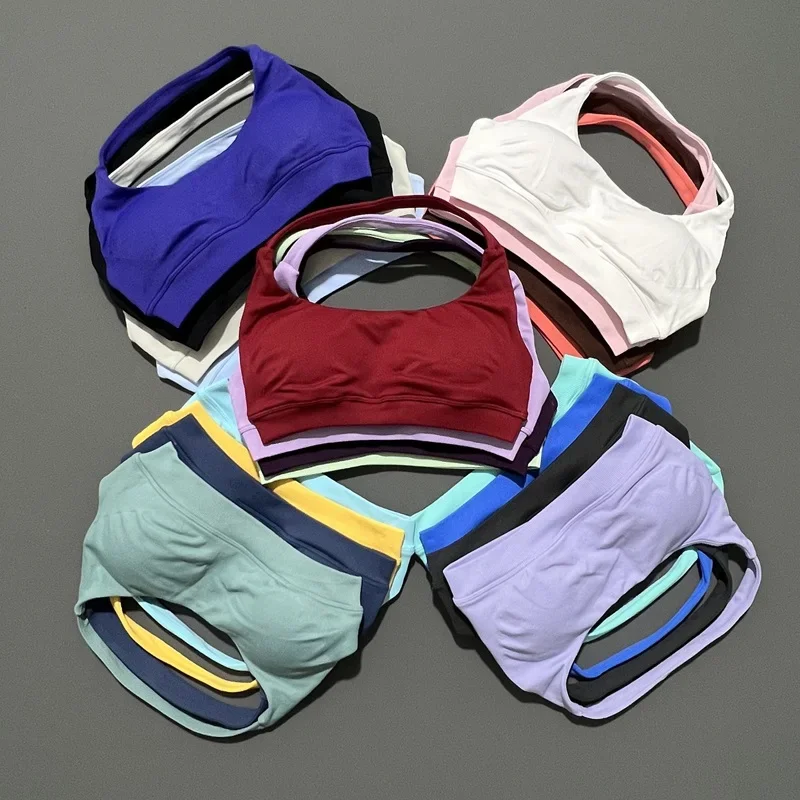 DF Impact حمالة صدر رياضية مع شعار المرأة سلس الرسن الصدرية مفتوحة الظهر اليوغا أعلى حمالات الصدر متوسطة دعم رياضة المحاصيل الأعلى مبطن ملابس رياضية