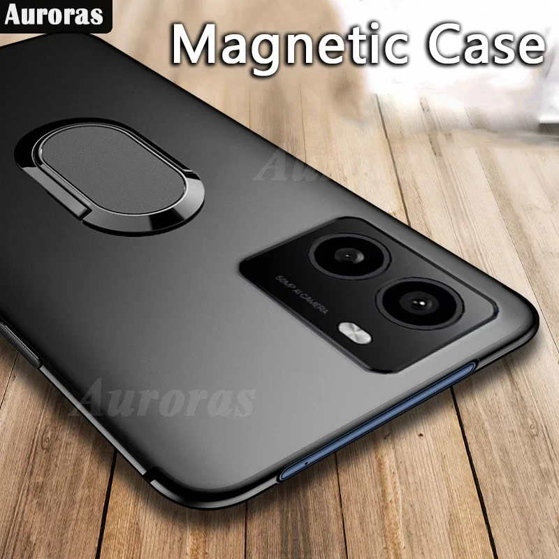 For Nokia HMD Pulse Pro Case With Magnetic Holder Matte Silicone Soft Shell For Nokia HMD Pulse Plus Fusion 5G TPU Cover Fundas