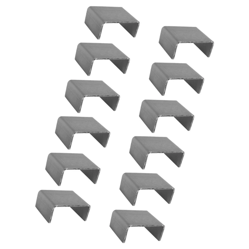 Trailer Stake Pocket Bracket, Carbon Steel Channel for Wood or Metal Cargo Stakes in Fixed Side-Barrier Frame Layouts X37F