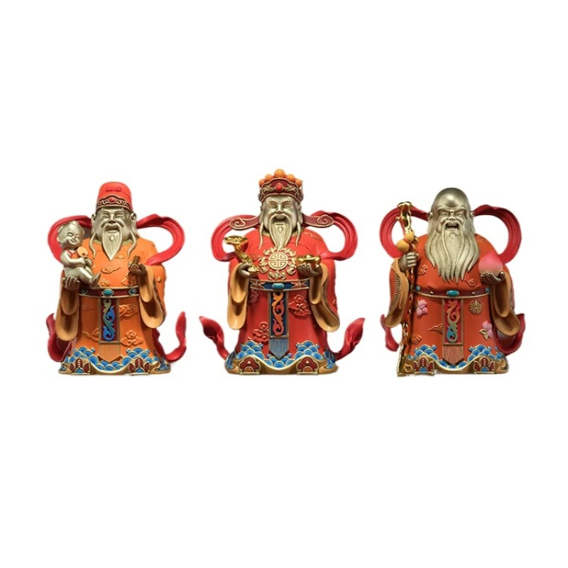 

Living room desktop copper God of Wealth ornament, home decoration crafts
