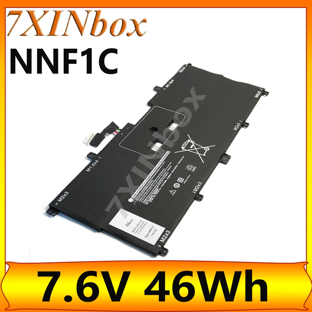 7XINbox NNF1C 7.6V 46Wh OEM Laptop Battery For Dell XPS 13 9365 2-in-1 2017 Series 9365-D1805TS HMPFH 0HMPFH NP0V3 P71G P71G001
