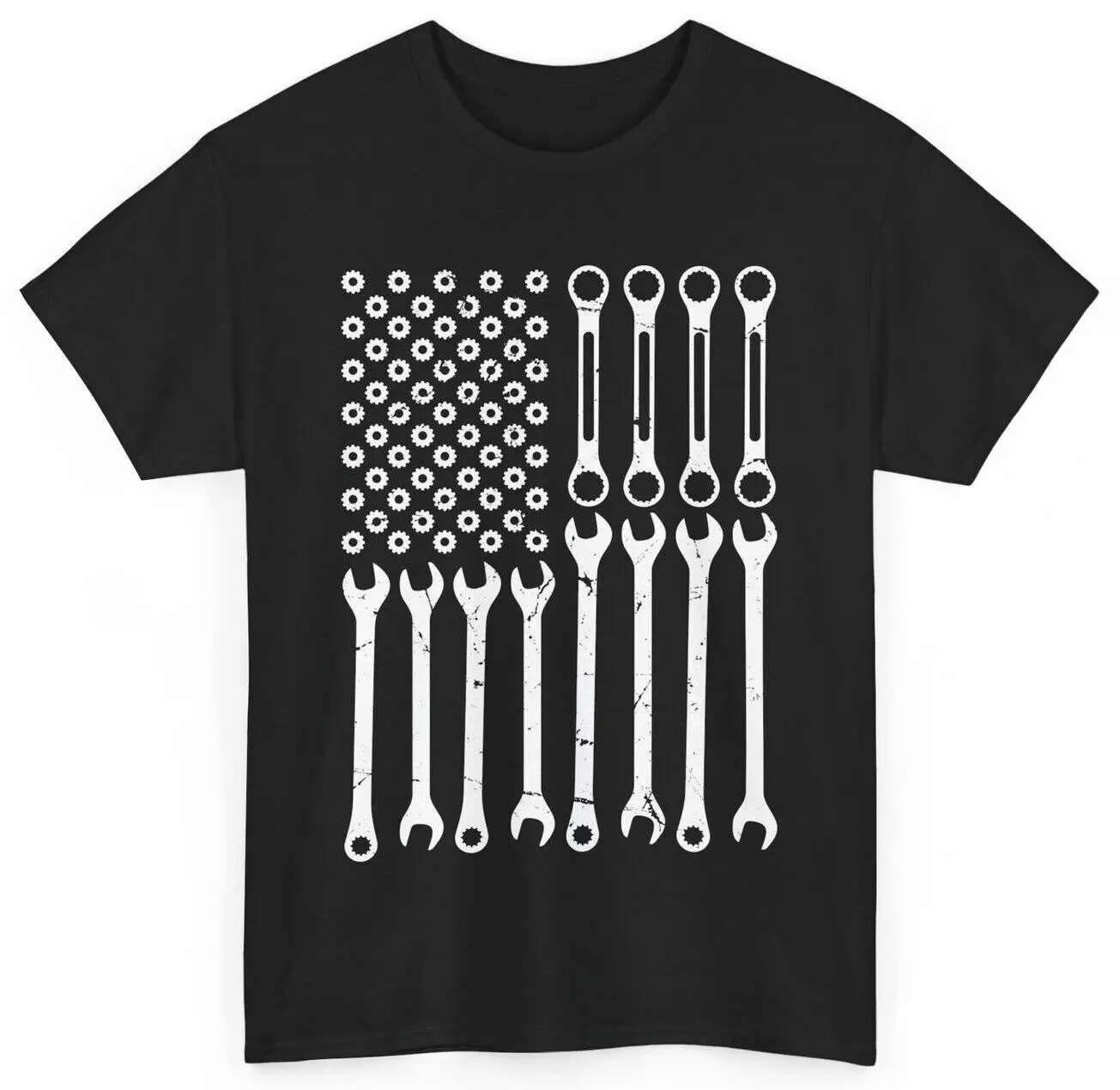 Mechanic American Flag Shirt, Car Mechanic Lovers T-shirt, Repairman Shirt