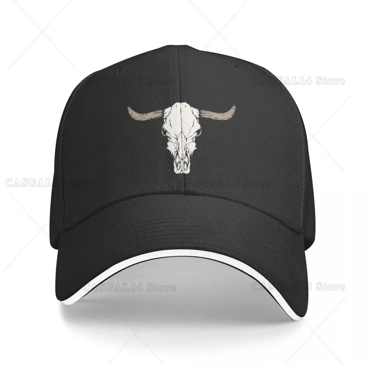 

Goat's Horn Animal Cartoon Multicolor Baseball Cap Women Men Leisure Coquette Beach Sunscreen Hat Cool Hip Hop Trucker Cap