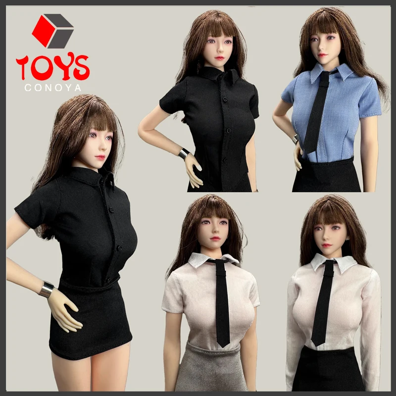 In Stock CJG-063 1/6 Long/Short Sleeve Shirts Office Clothes Accessory Model Fit 12