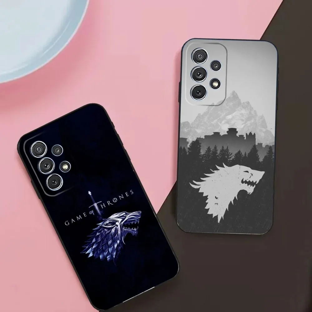 Winter Coming Stark Phone Case For Samsung Galaxy A13,A21s,A22,A31,A32,A52,A53,A71,A80,A91 Soft Black Phone Cover