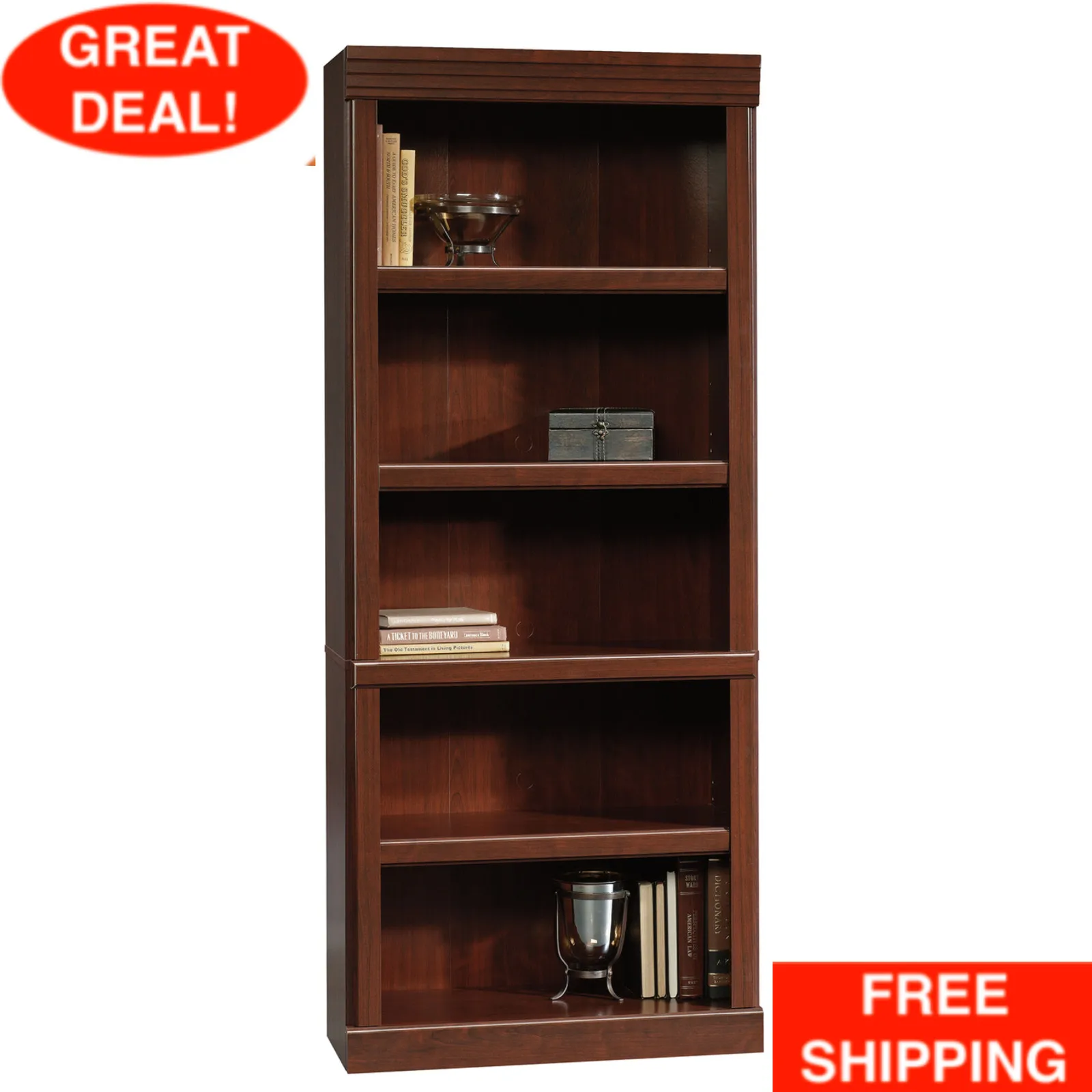 Bookcase 5 Shelf Ch…