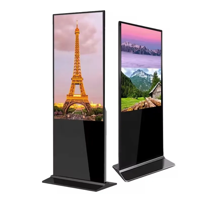 Floor Stand Advertising Sign Indoor Display Screen Video Wall Full Color Digital Signage and Display Indoor Advertising
