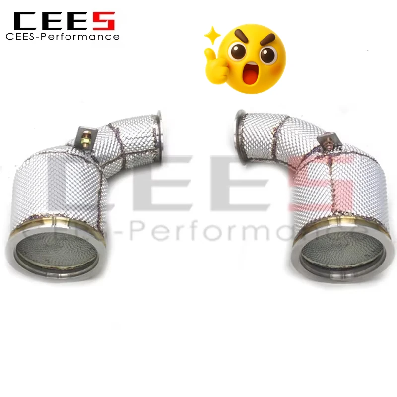 

CEES Высокопроизводительная выхлопная труба SUS304 с котенком для Porsche Panamera 971 2.9/3.0T 2017+