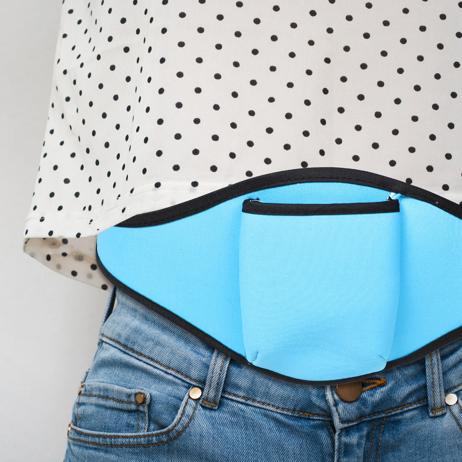 2Pcs Adjustable Light Mic Belt Waist Bag Microphone Holder Pack Workout Dance Recording