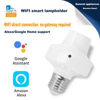 eWeLink WiFi Smart Light Bulbs Adapter E27 LED Lamp Holder Base AC90-250V Wireless Voice Control Alexa Google Home assistant