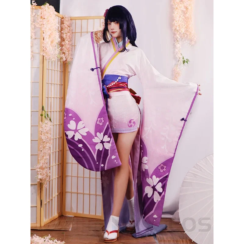 

AAA 2025 игра GenshinImpact Raiden Makoto косплей костюм ролевая игра Comic Con платье Хэллоуин вечерние парики анимационный реквизит