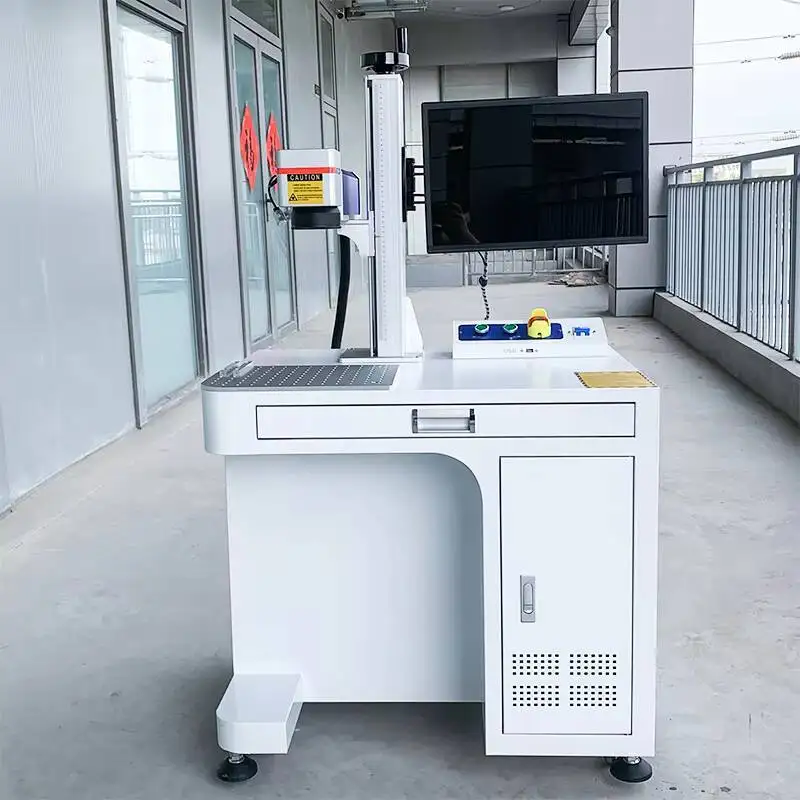 

Hot Sale 30W 50W Portable Fiber Laser Marking Machine For Gifts And Crafts Precision Metal Steel