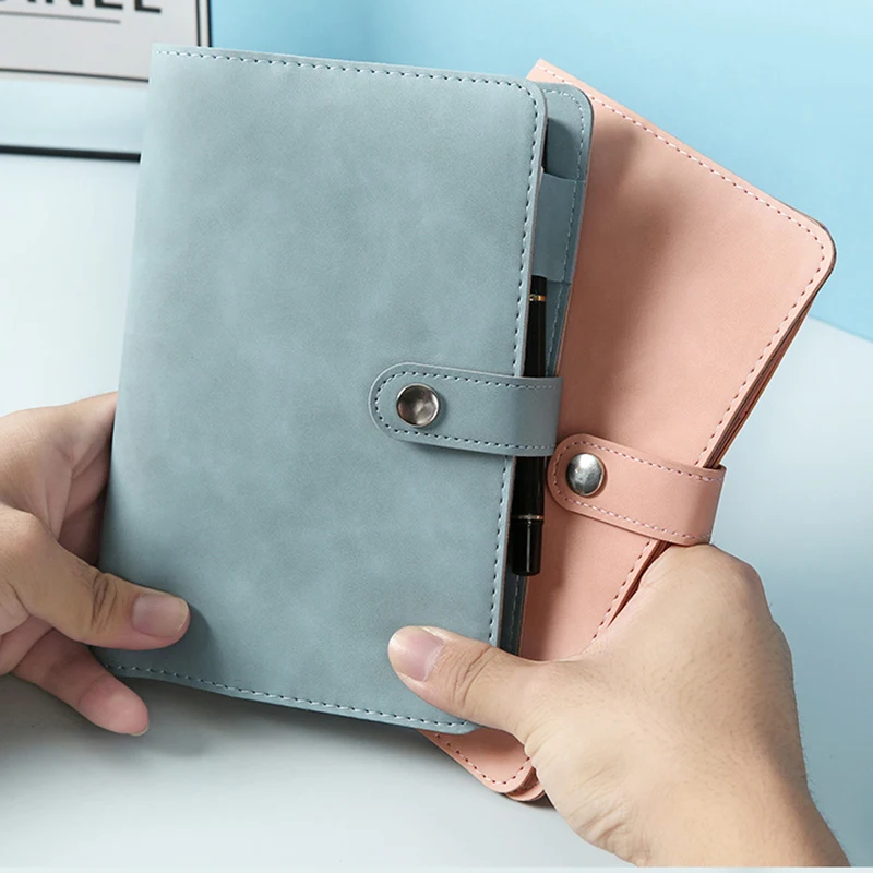 A6 Binder Budget PU Leather Planner Pockets Expense Sheets Notebook Cash Envelope Organizer System Clear Zipper Accessories